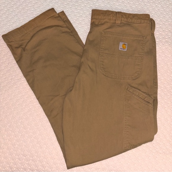 Carhartt Other - Carhartt 40x34 relaxed fit khaki chino Dungarrie pants work pant farm grunge